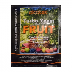 Турбо дрожжи спиртовые Alcotec Fruit Turbo Yeast 60 гр