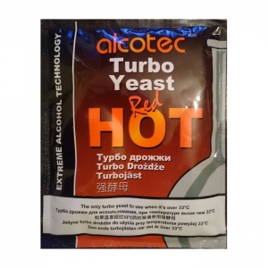 Турбо дрожжи спиртовые Alcotec Red Hot Turbo Yeast 90 гр