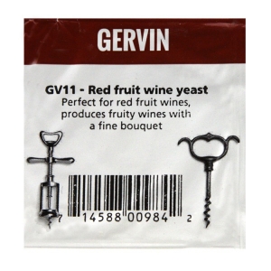 Винные дрожжи Gervin GV11 "Red Fruit Wine yeast", 5 гр.